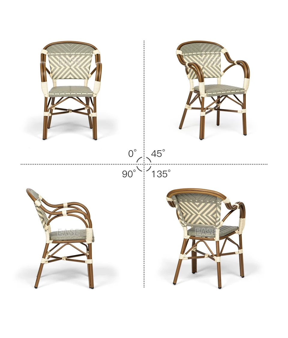 China Bamboo Style Stackable Bistro Dining Chair China Bamboo Style Stackable Bistro Dining Chair