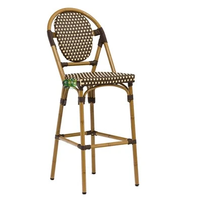 Parisian Rattan útibarstólar úr áli
