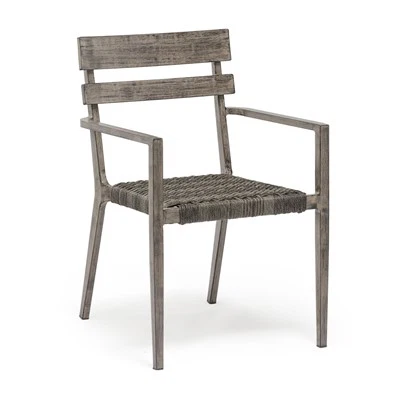 Úti staflanlegur borðstofu hægindastóll